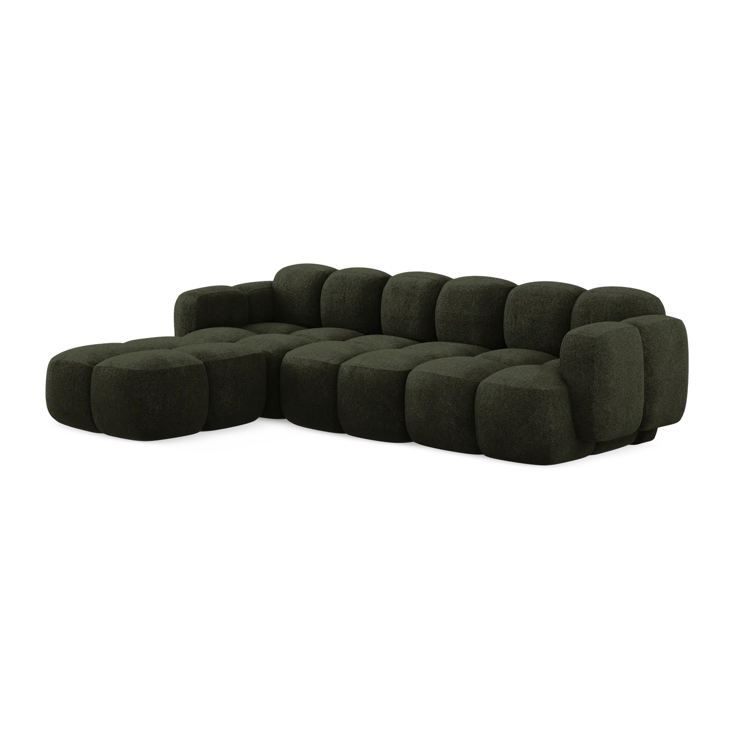 Raven - Fabb - Butelkowa zieleń / Lewy