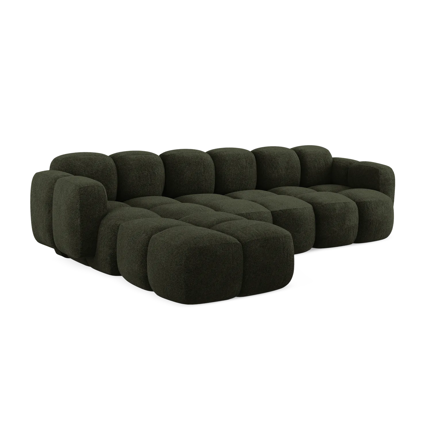 Raven - Fabb - Butelkowa zieleń / Lewy