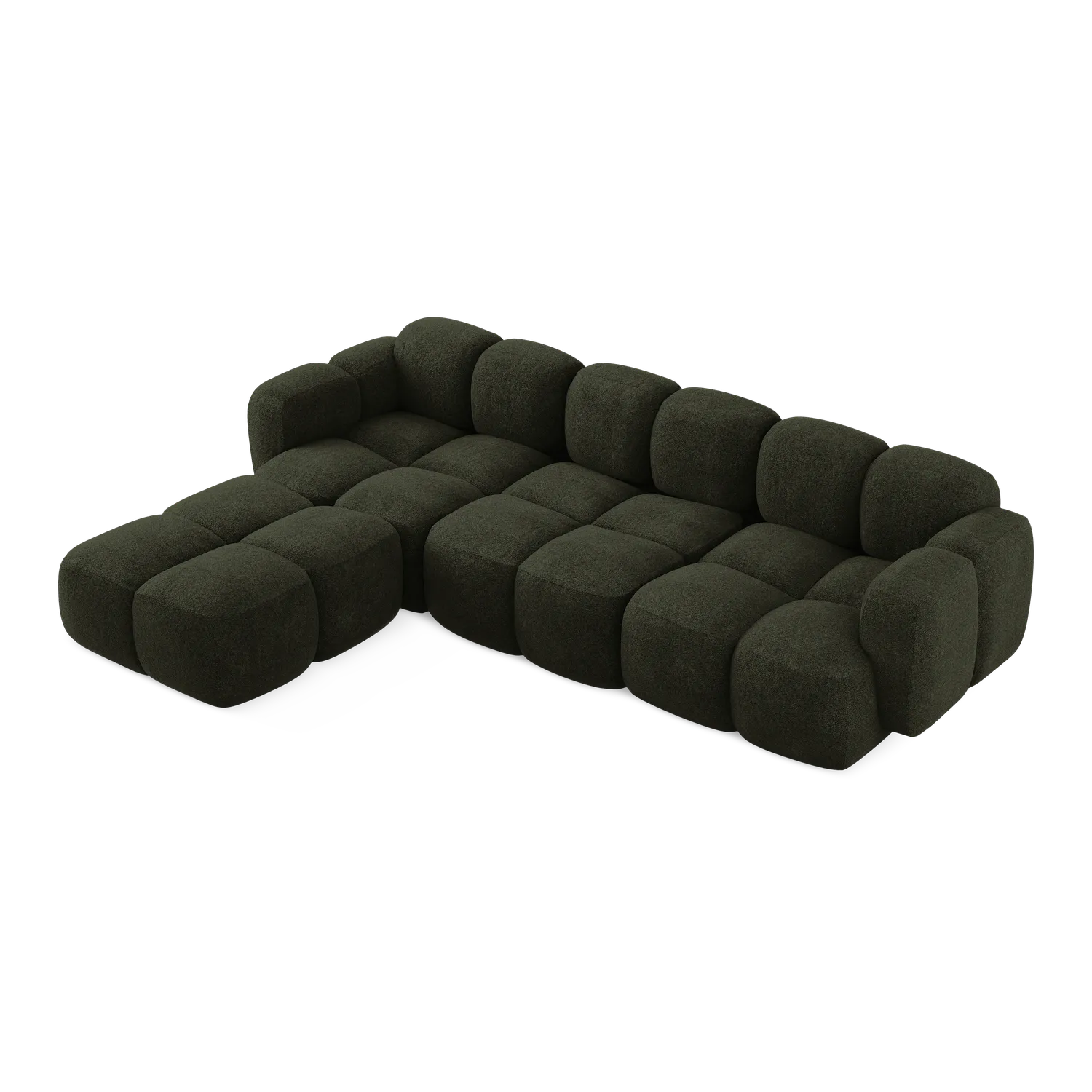 Raven - Fabb - Butelkowa zieleń / Lewy