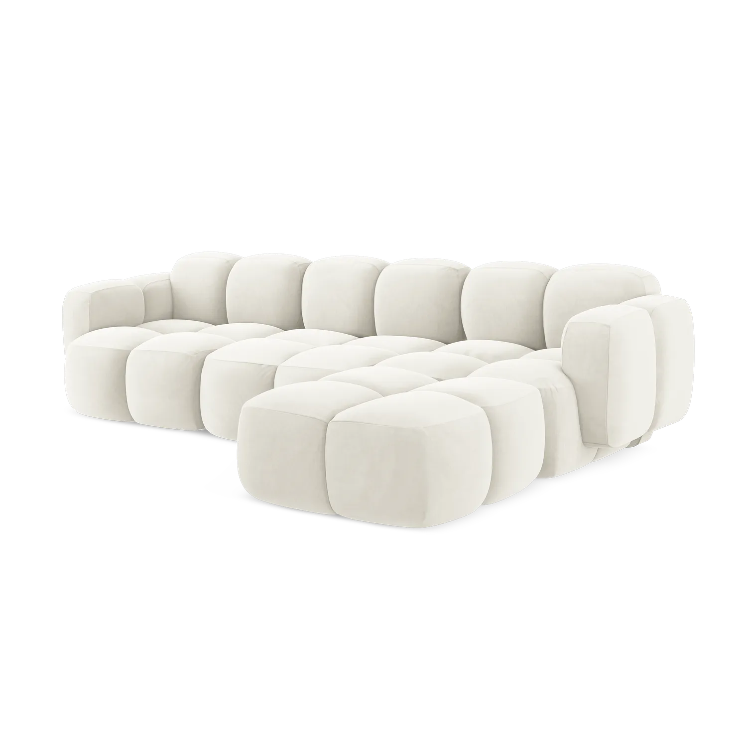 Bluvel - Fabb - Jasny beż / Prawy