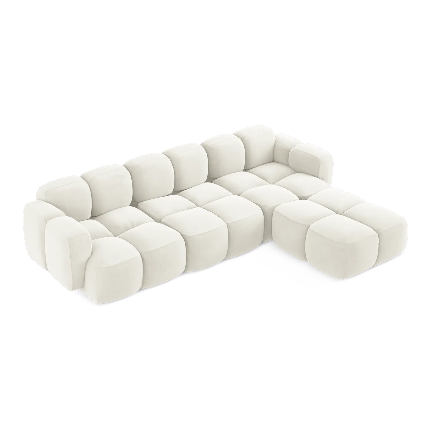 Bluvel - Fabb - Jasny beż / Prawy