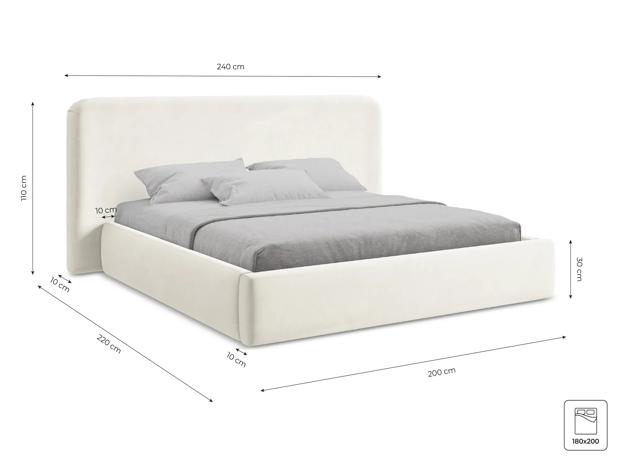 Bluvel - Fabb - Kreci - 180x200