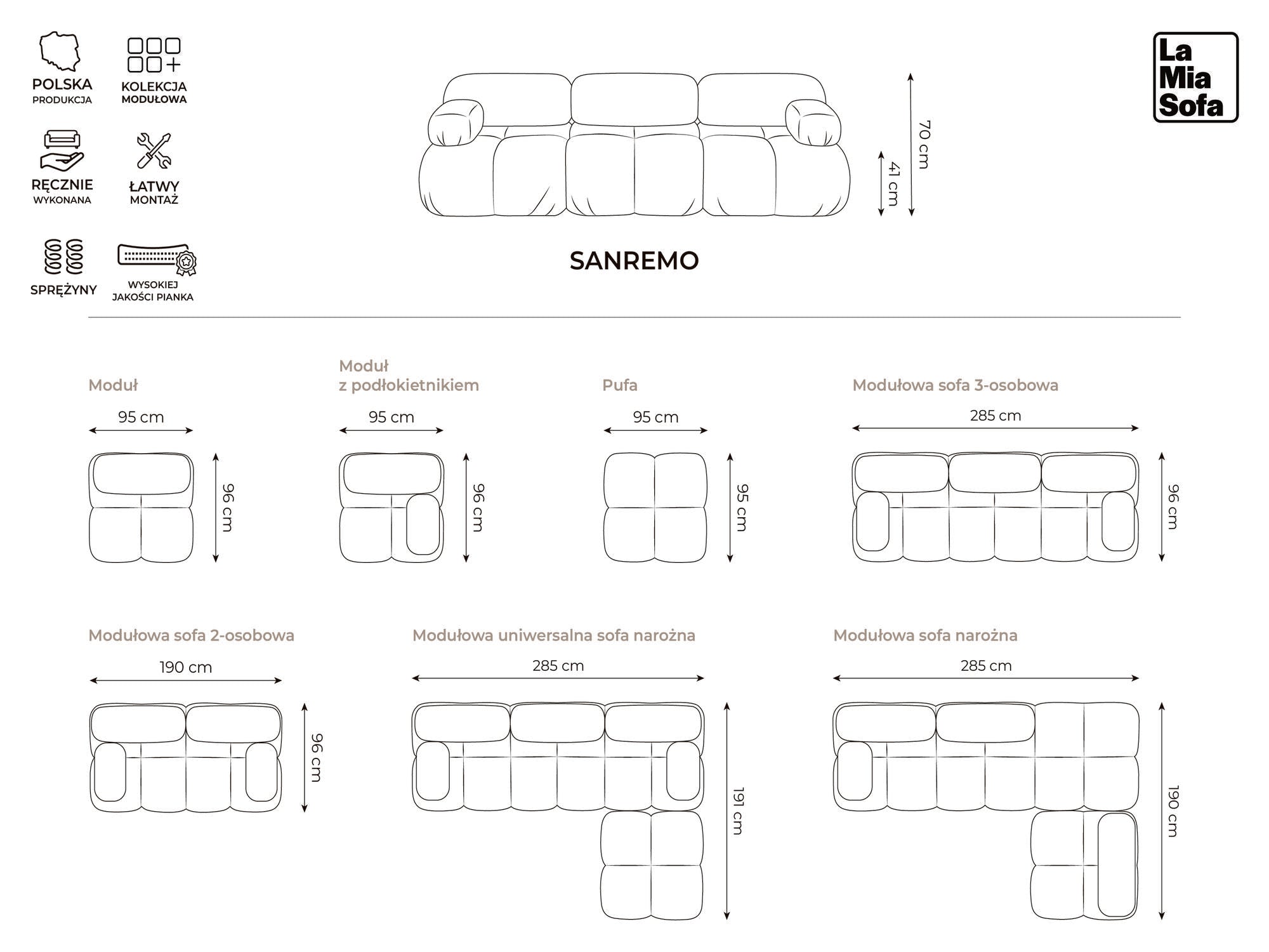 Bluvel - Fabb - Lawendowy / Lewy