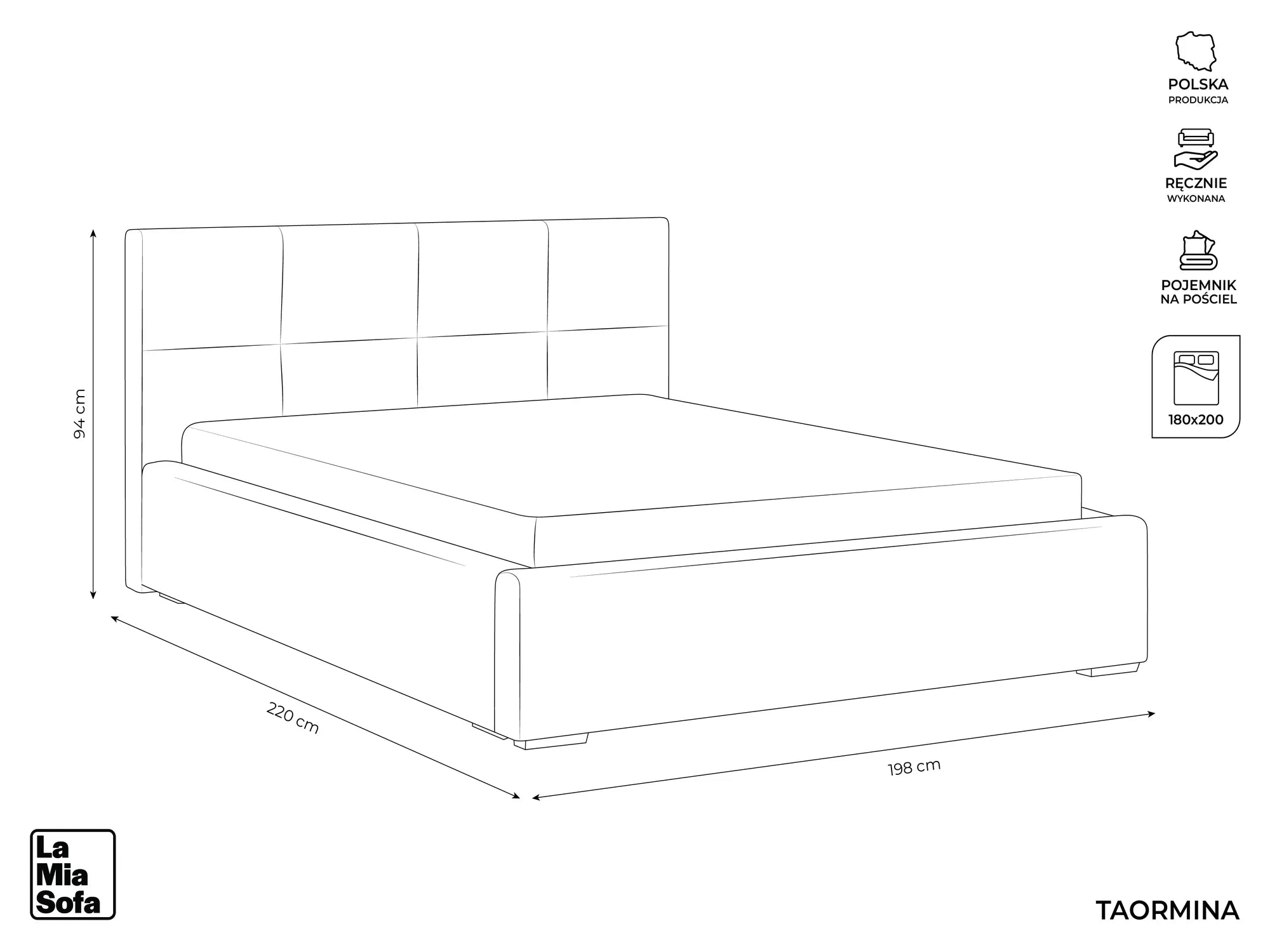 Bluvel - Fabb - Lawendowy - 180x200