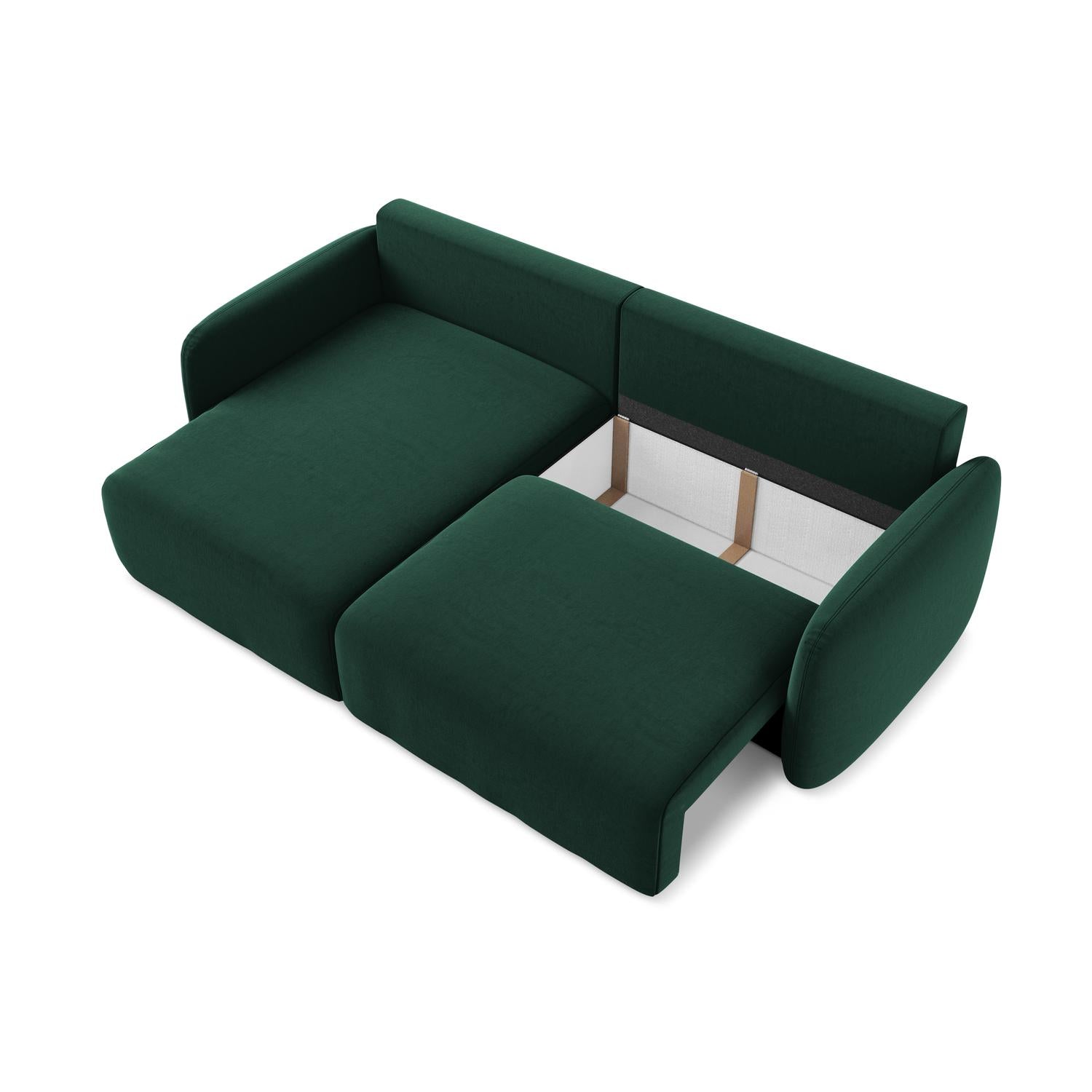 Bluvel - Fabb - Butelkowa zieleń / Lewy