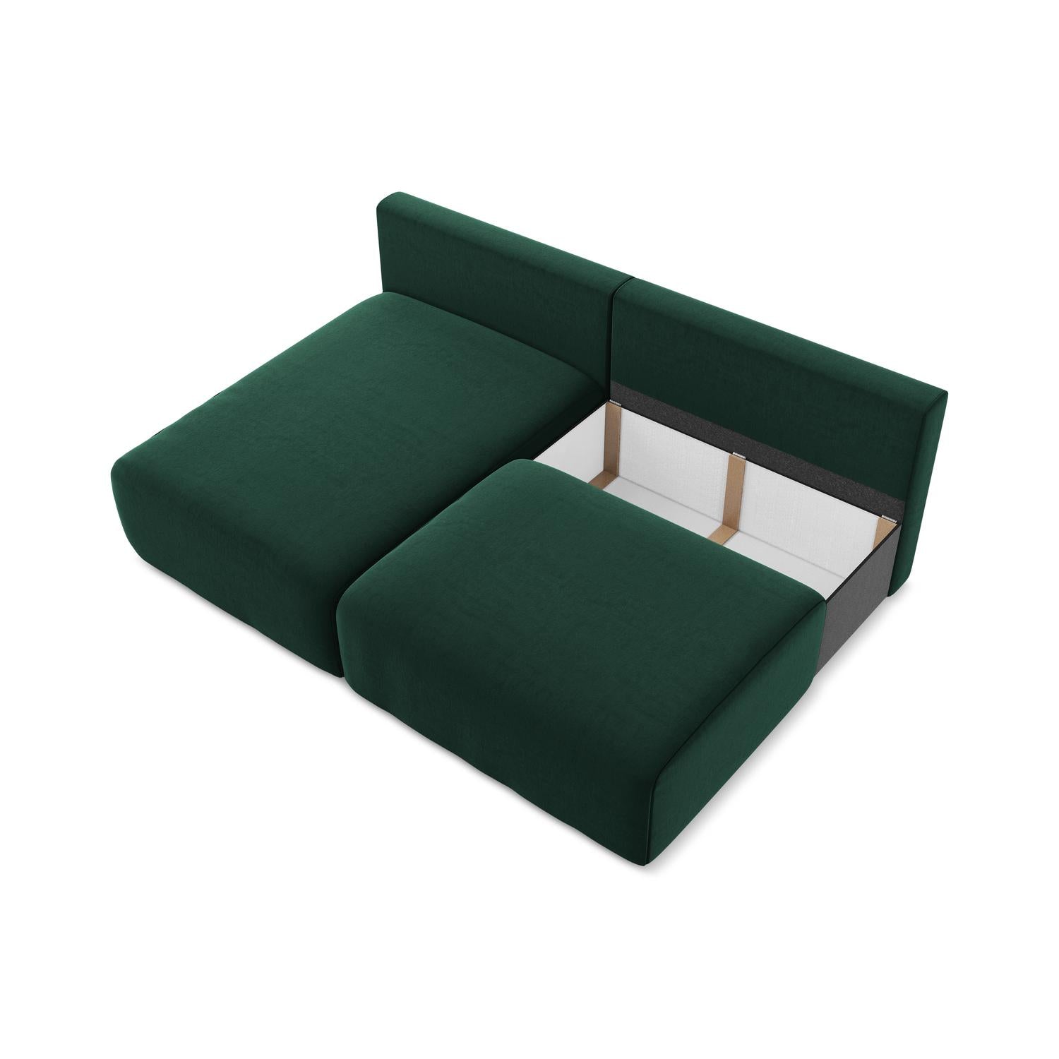 Bluvel - Fabb - Butelkowa zieleń / Lewy