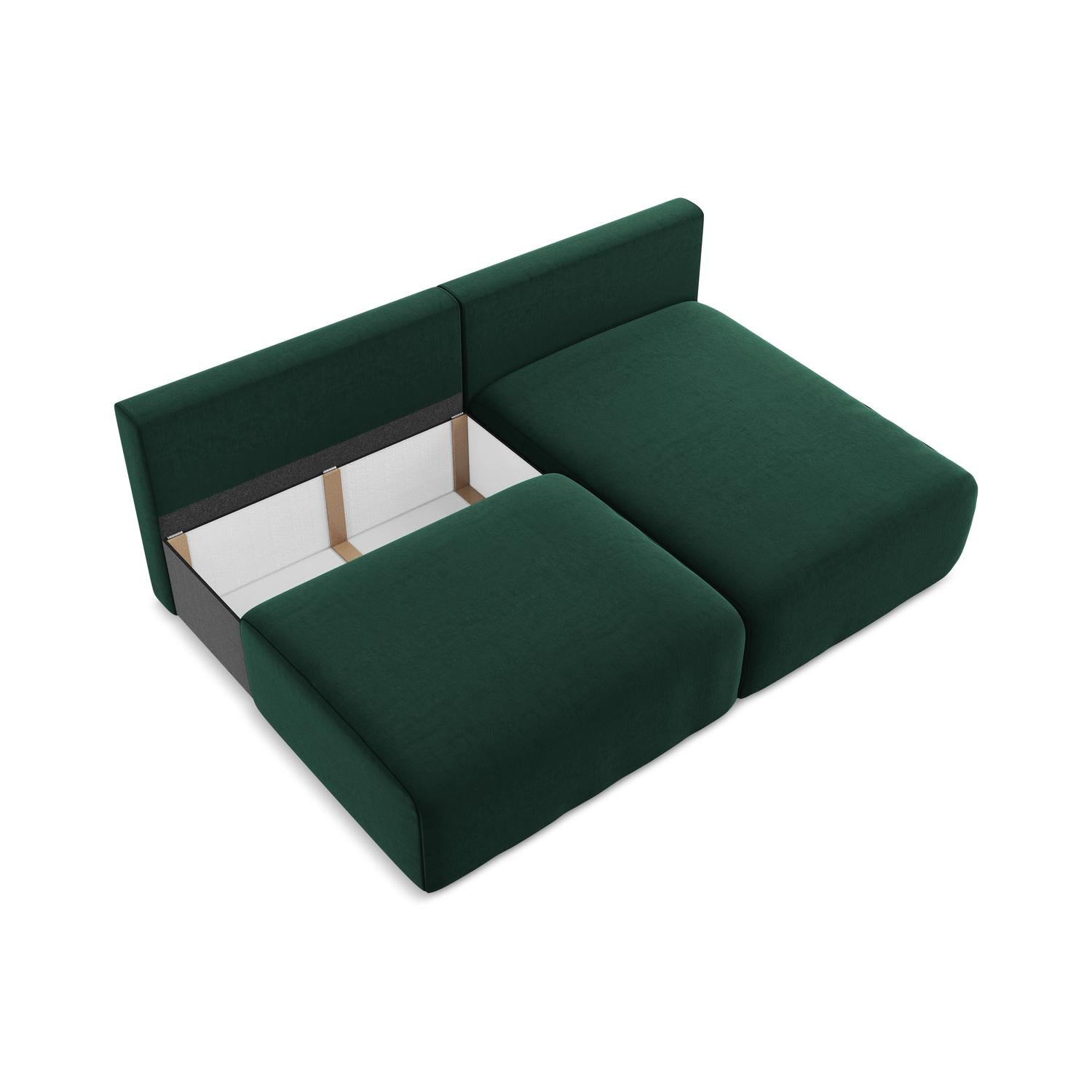 Bluvel - Fabb - Butelkowa zieleń / Prawy