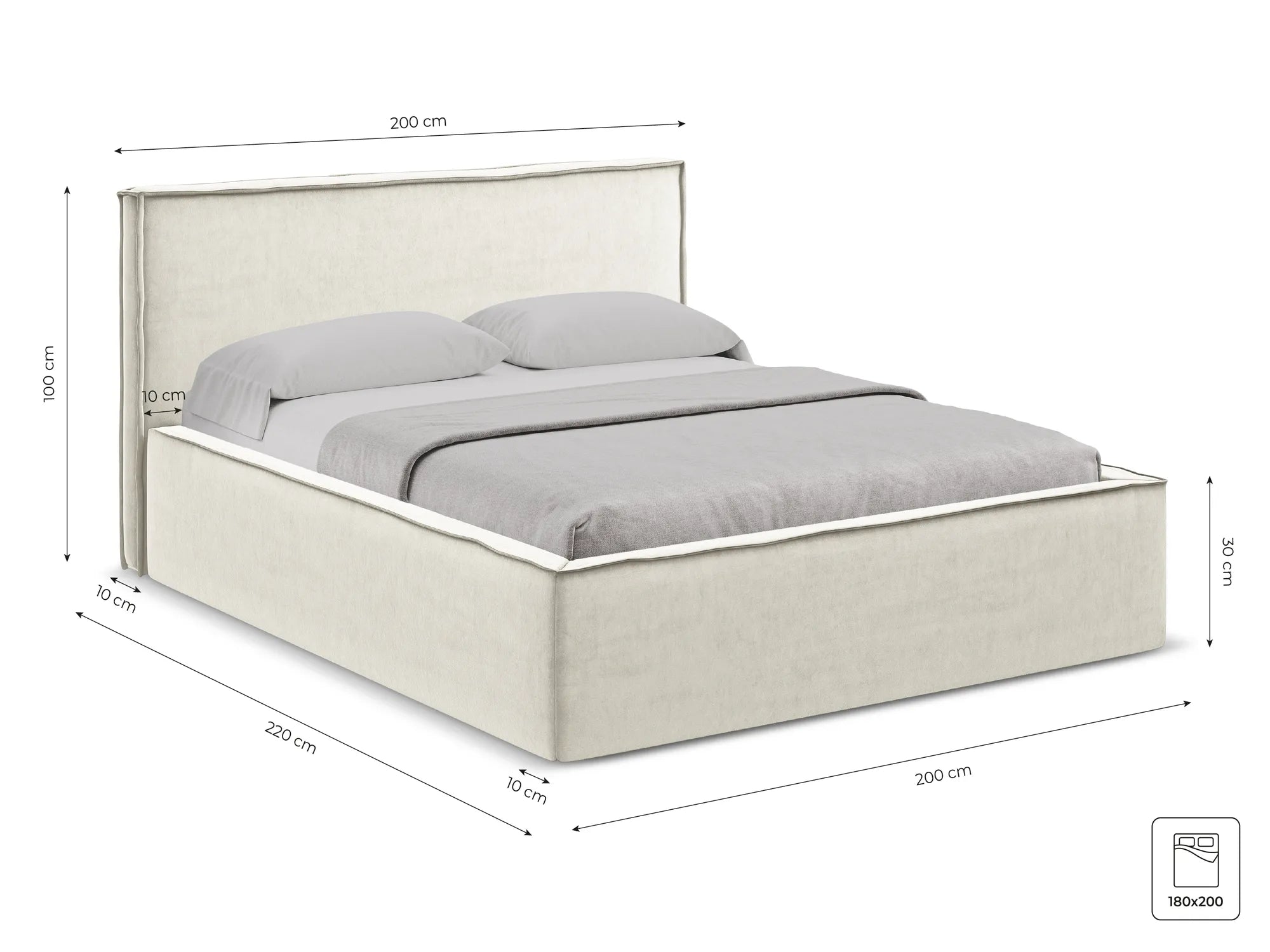 Bluvel - Fabb - Terakota - 180x200